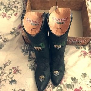 OHIO BOBCATS SZ 9 13" GAMEDAY LEATHER COWBOY BOOTS